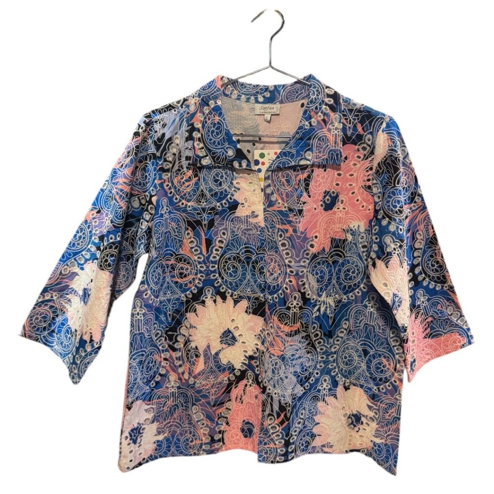 Toofan Embroidered V-Neck Tunic NWT